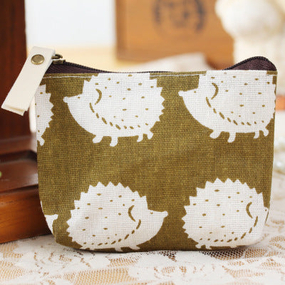 Cute Mini Square Bag Coin Purse Female Cartoon Coin Bag Purse