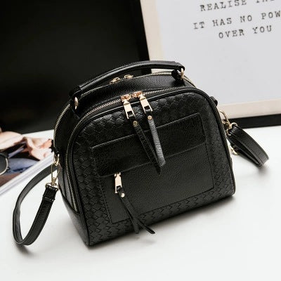 Fashionable And Simple Hand-Held Woven Bag, One-Shoulder Messenger Lady Bag