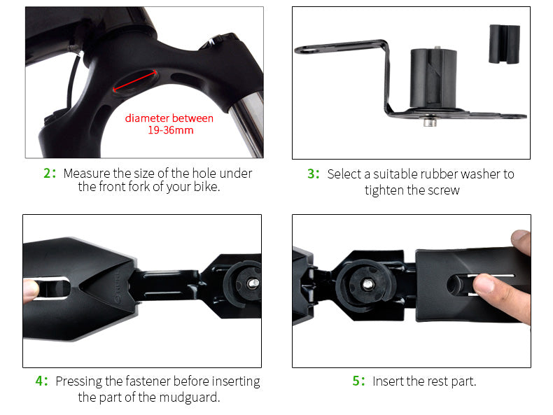 Rbrl Rl-910 Mountain Bike Mudguard