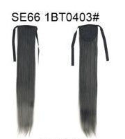 Long Wig Ponytail Strappy Ponytail Long Straight Hair Invisible Seamless Multicolor Optional