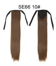 Long Wig Ponytail Strappy Ponytail Long Straight Hair Invisible Seamless Multicolor Optional