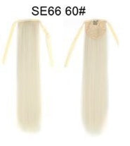 Long Wig Ponytail Strappy Ponytail Long Straight Hair Invisible Seamless Multicolor Optional