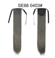 Long Wig Ponytail Strappy Ponytail Long Straight Hair Invisible Seamless Multicolor Optional