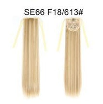 Long Wig Ponytail Strappy Ponytail Long Straight Hair Invisible Seamless Multicolor Optional