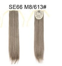 Long Wig Ponytail Strappy Ponytail Long Straight Hair Invisible Seamless Multicolor Optional