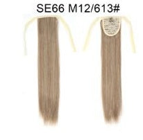 Long Wig Ponytail Strappy Ponytail Long Straight Hair Invisible Seamless Multicolor Optional