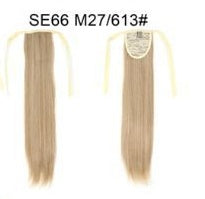 Long Wig Ponytail Strappy Ponytail Long Straight Hair Invisible Seamless Multicolor Optional
