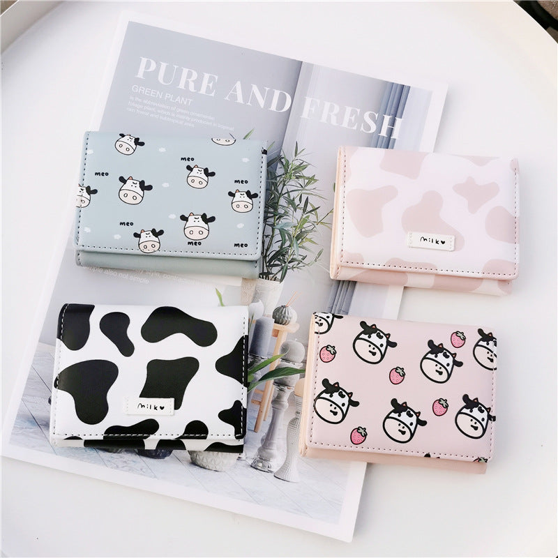 New Multi- Card Pocket Small Wallet Short Wallet Ladies Mini Wallet 30 Off Wallet Japanese And Korean Version Card Package Women