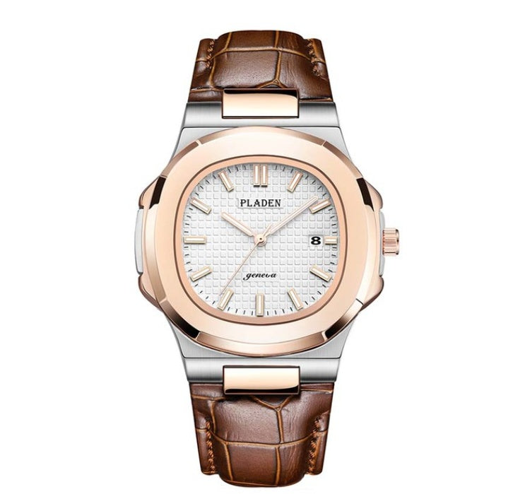 Men'S Watch Cross-Border Hot Explosion Style Stainless Steel Waterproof Luminous Casual Famous Brand Quartz Men'S Watch