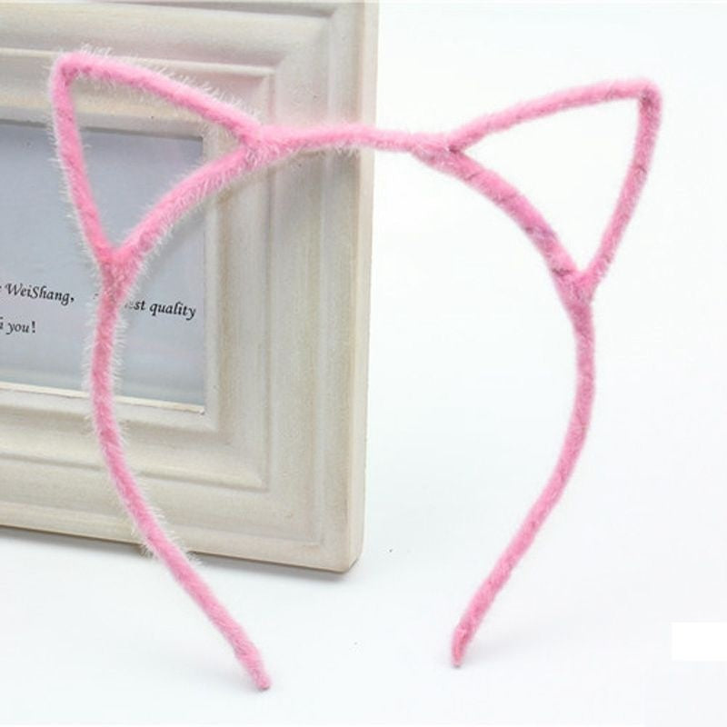 Cute Cat Ear Headband Korea Super Cute Sweet Small Fresh Hairpin Headband Adult Headwear Face Wash Headband