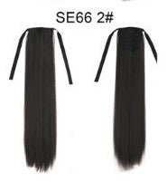 Long Wig Ponytail Strappy Ponytail Long Straight Hair Invisible Seamless Multicolor Optional