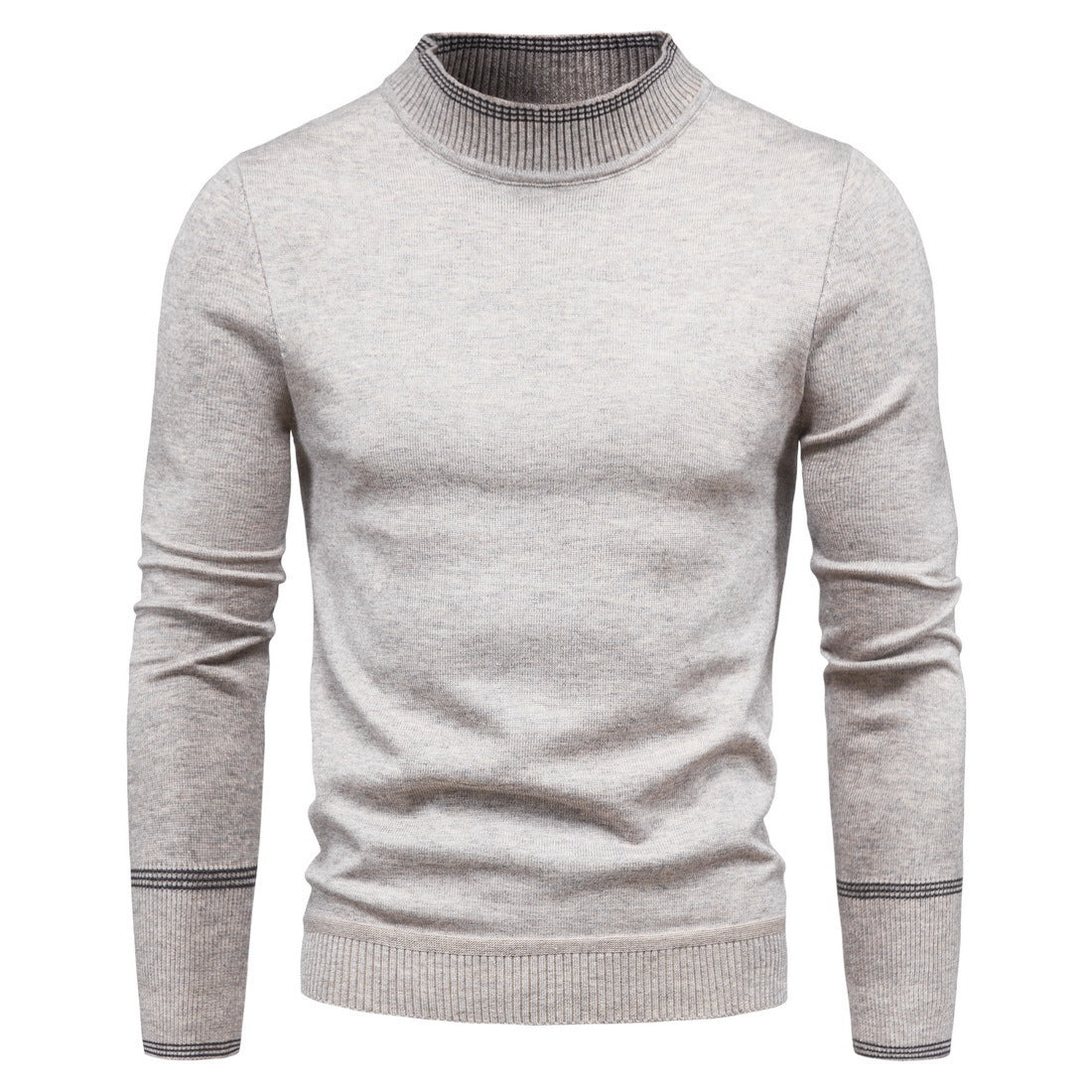 Half High Neck Long Sleeve Sweater Slim Bottoming Shirt