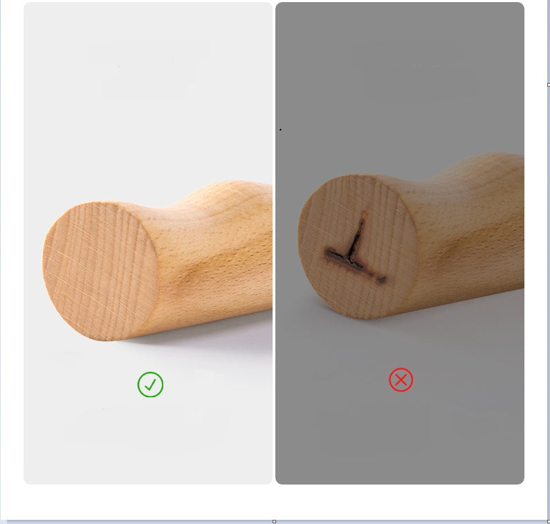 Beech Rolling Stick, Household Scraping Stick, Dry Tendon Stick