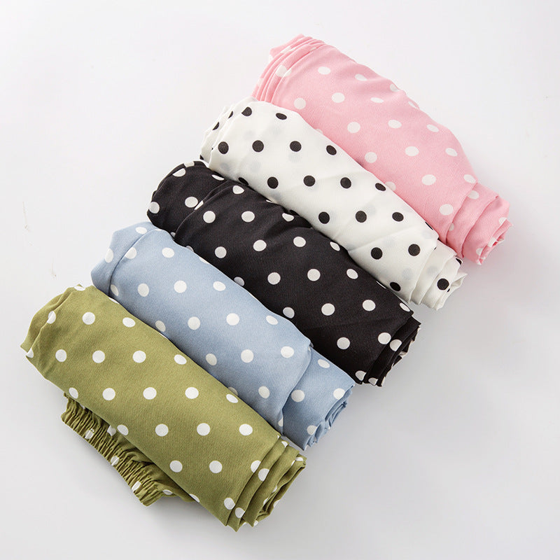 Children'S Anti Mosquito Summer Light Wave Point Girls' Baby Lantern Pants Girls' Leisure Pants