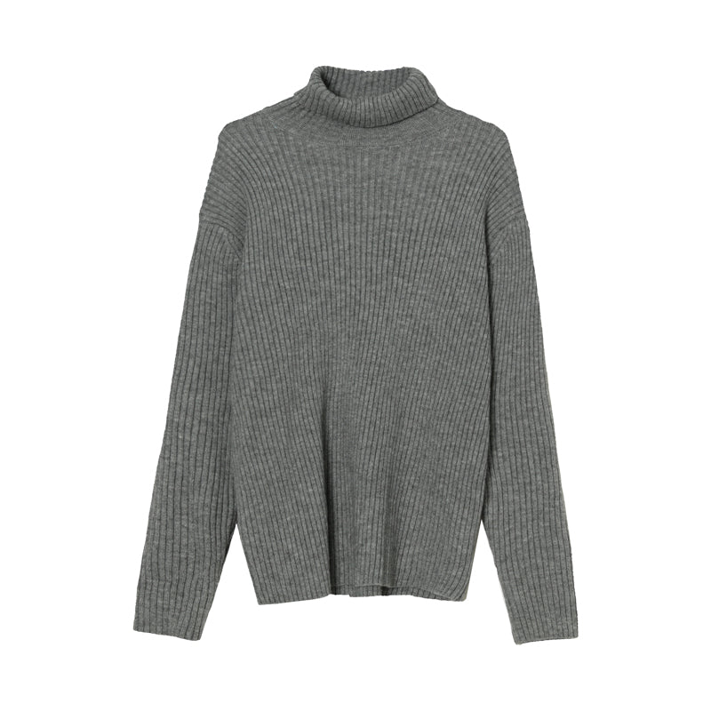 Turtleneck Sweater Men's Solid Color Base Bweater