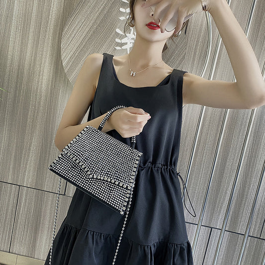 New Trendy Net Celebrity Fashion Single Shoulder Bag Popular All-Match Messenger Bag
