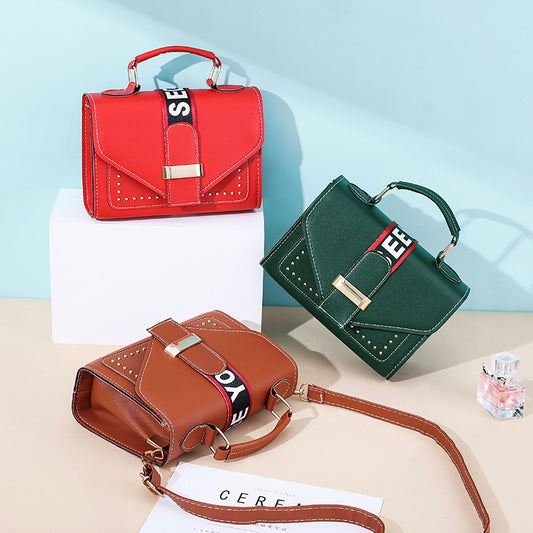 Fashionable Korean Version Of The Small Square Bag, Single-Handle Shoulder Bag, Trendy All-Match