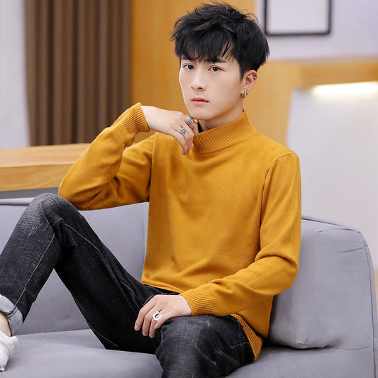 High-Necked Handsome Bottoming Shirt Sweater