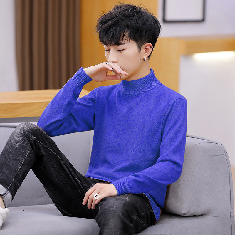High-Necked Handsome Bottoming Shirt Sweater