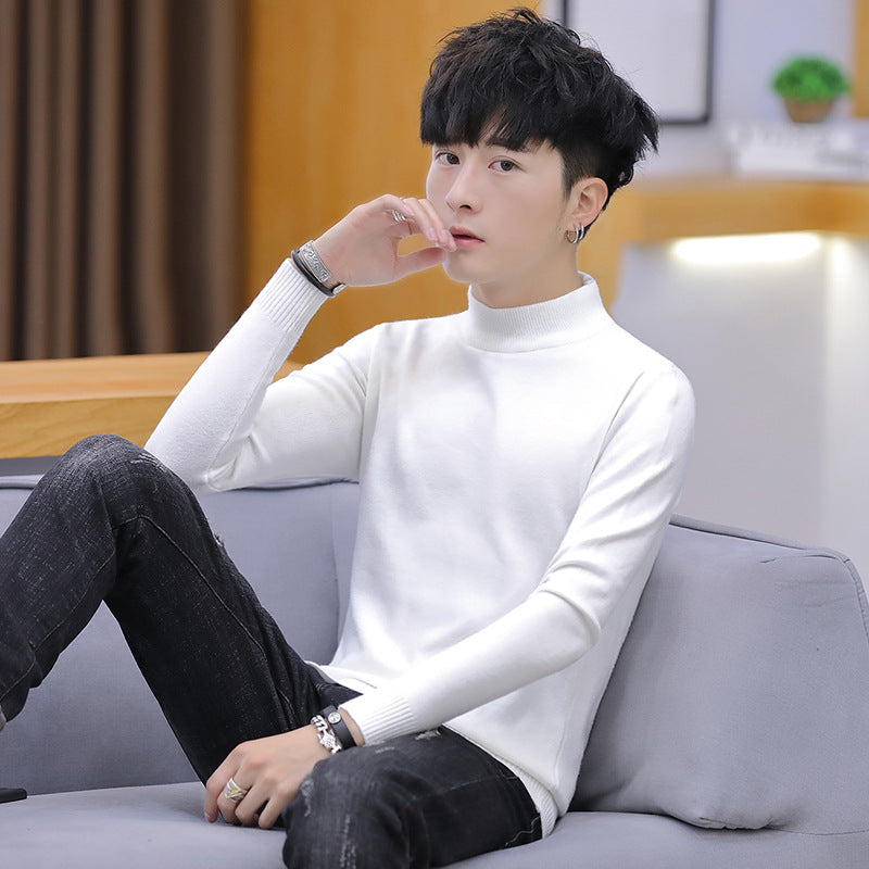 High-Necked Handsome Bottoming Shirt Sweater