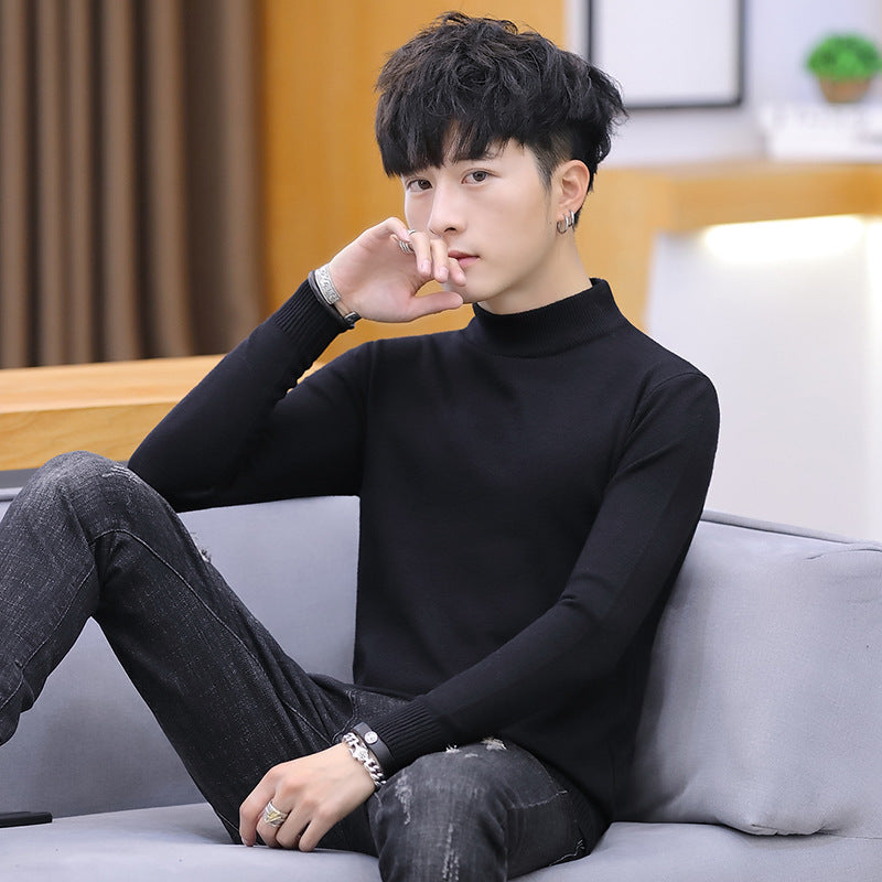 High-Necked Handsome Bottoming Shirt Sweater