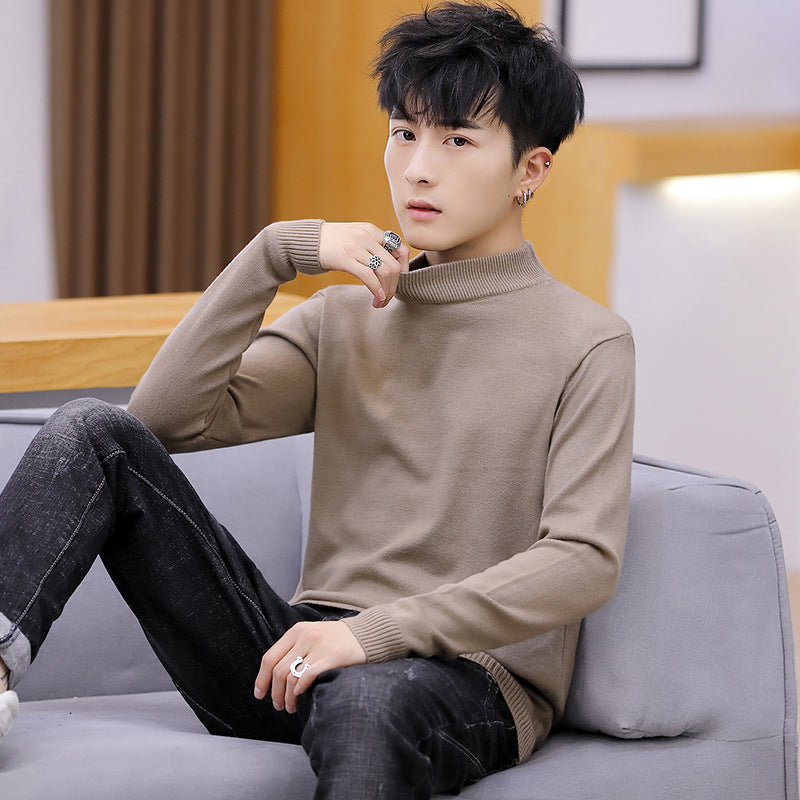 High-Necked Handsome Bottoming Shirt Sweater