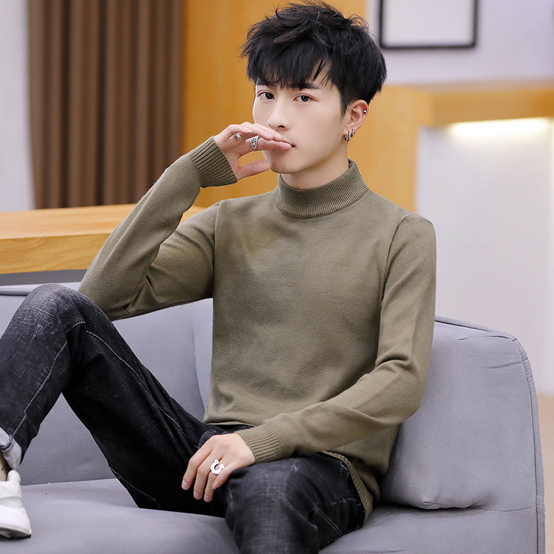 High-Necked Handsome Bottoming Shirt Sweater