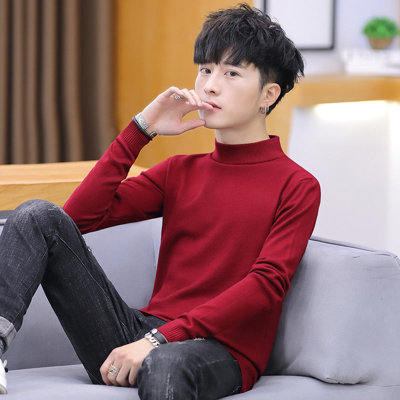 High-Necked Handsome Bottoming Shirt Sweater