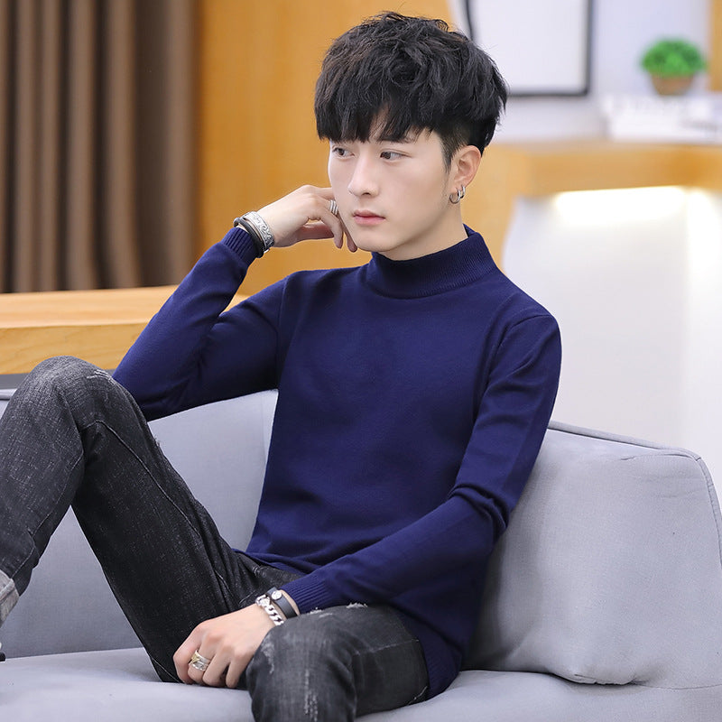 High-Necked Handsome Bottoming Shirt Sweater