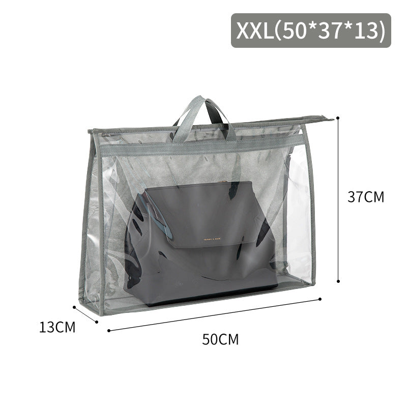Bag Dust Bag Wardrobe Hanging Bag Storage Bag Pvc Transparent Waterproof Leather Bag Protection Storage Hanging Bag