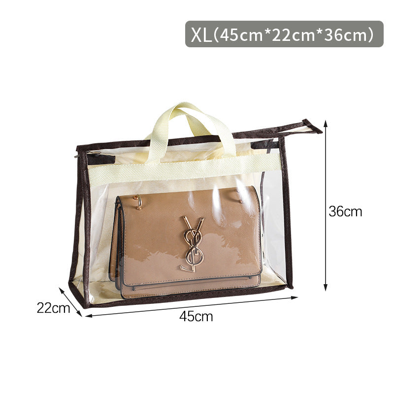 Bag Dust Bag Wardrobe Hanging Bag Storage Bag Pvc Transparent Waterproof Leather Bag Protection Storage Hanging Bag