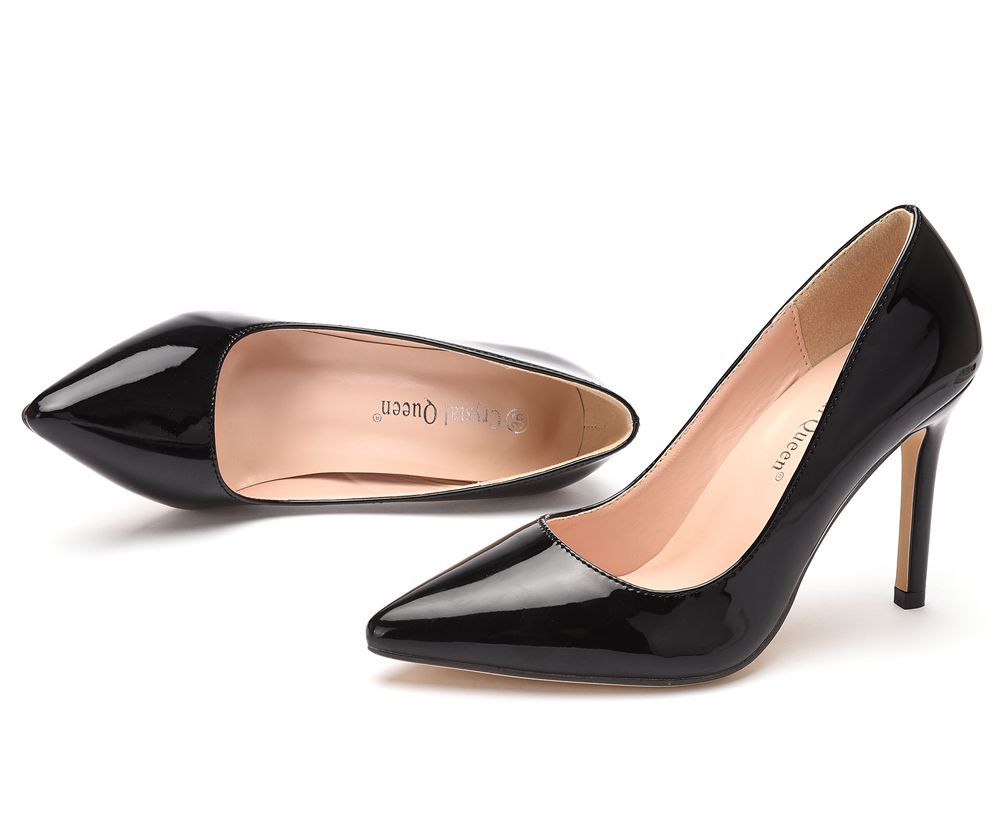 Sexy Large Size Pointed-toe Single Shoes Patent Leather Stiletto Single Shoes Pseudo-girl Pointed-toe Shoes