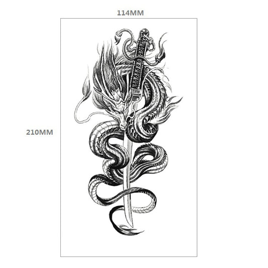 Patterned Animal Hand-Painted Plain Flower Personality Fashion  Waterproof Tattoo Sticker