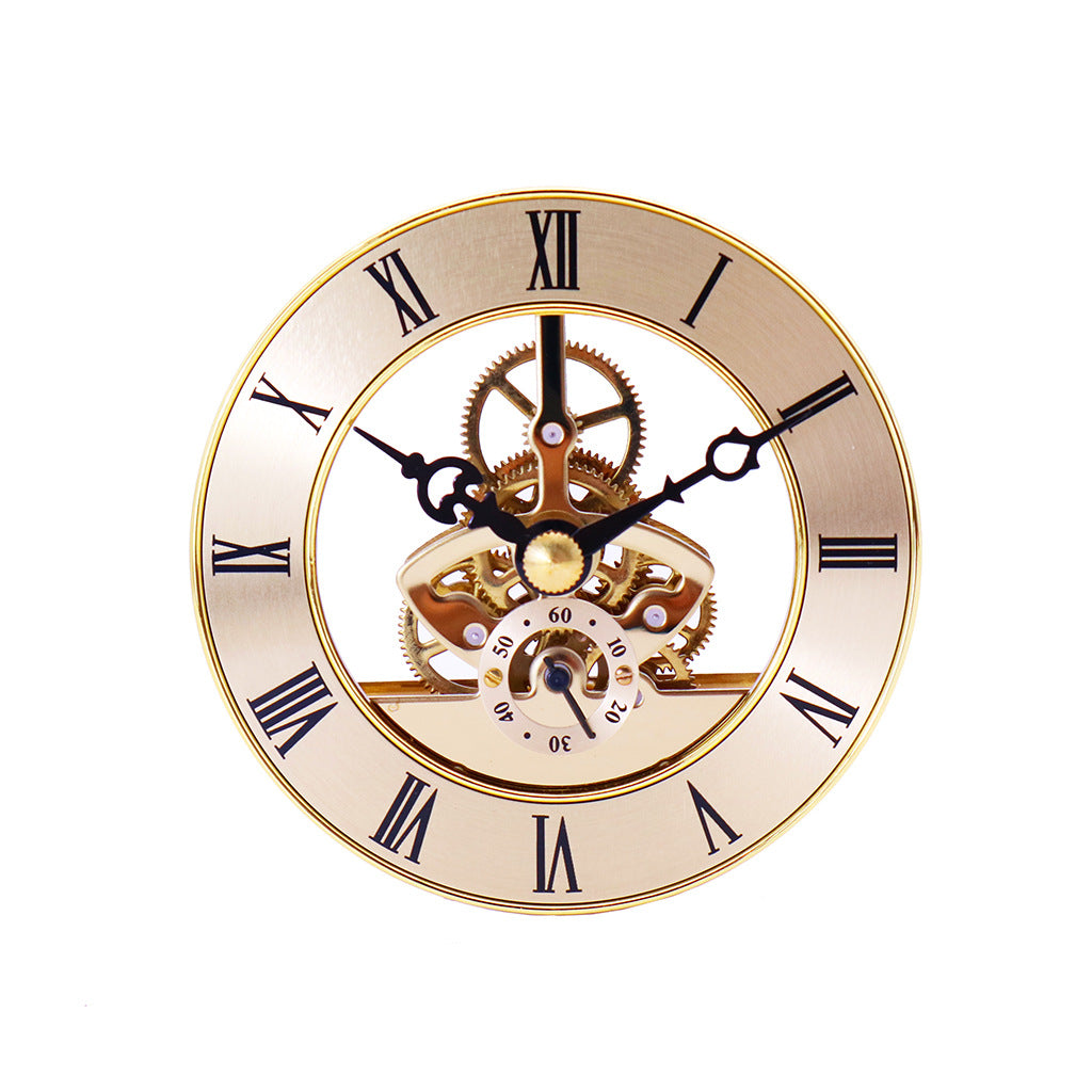 See-Through Clock Movement Gear Movement Crystal