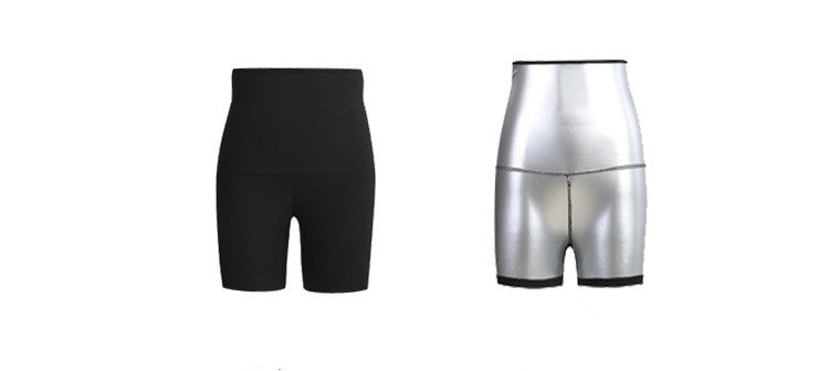 Taljetræner Body Shaper Sved Sauna Bukser Slankebukser Mave Body Shapewear Kvinder Sved Leggings Fitness Termobukser