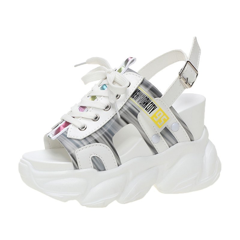 Trifle Heel Platform Open-toe Women's Sandals With High Seels