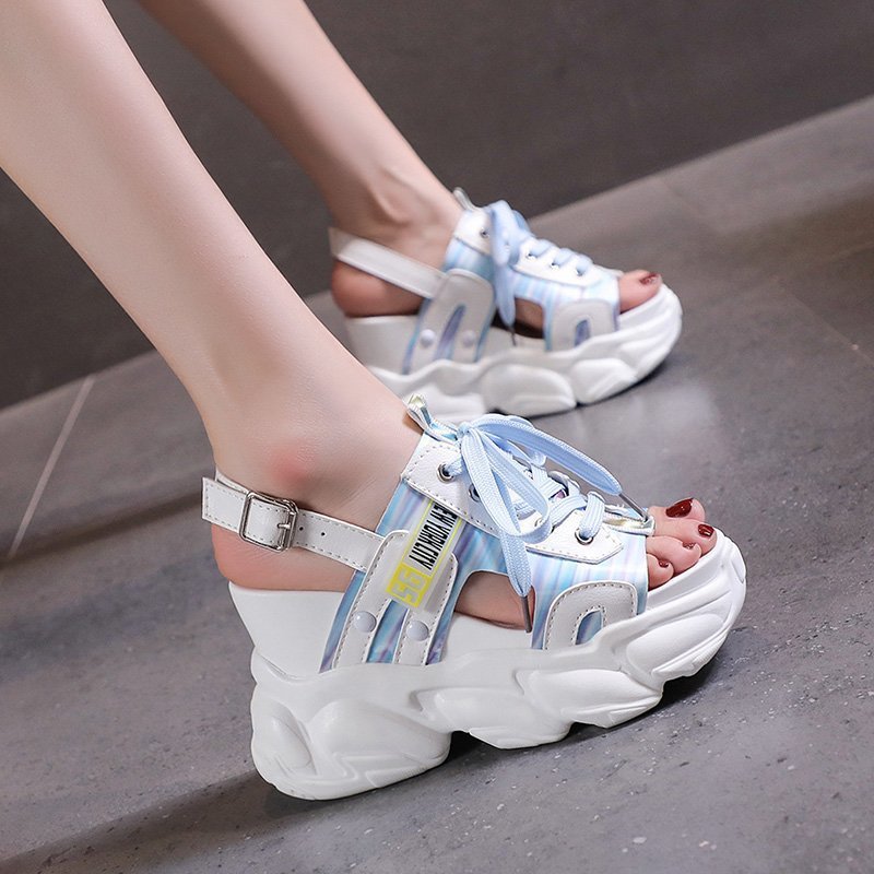 Trifle Heel Platform Open-toe Women's Sandals With High Seels
