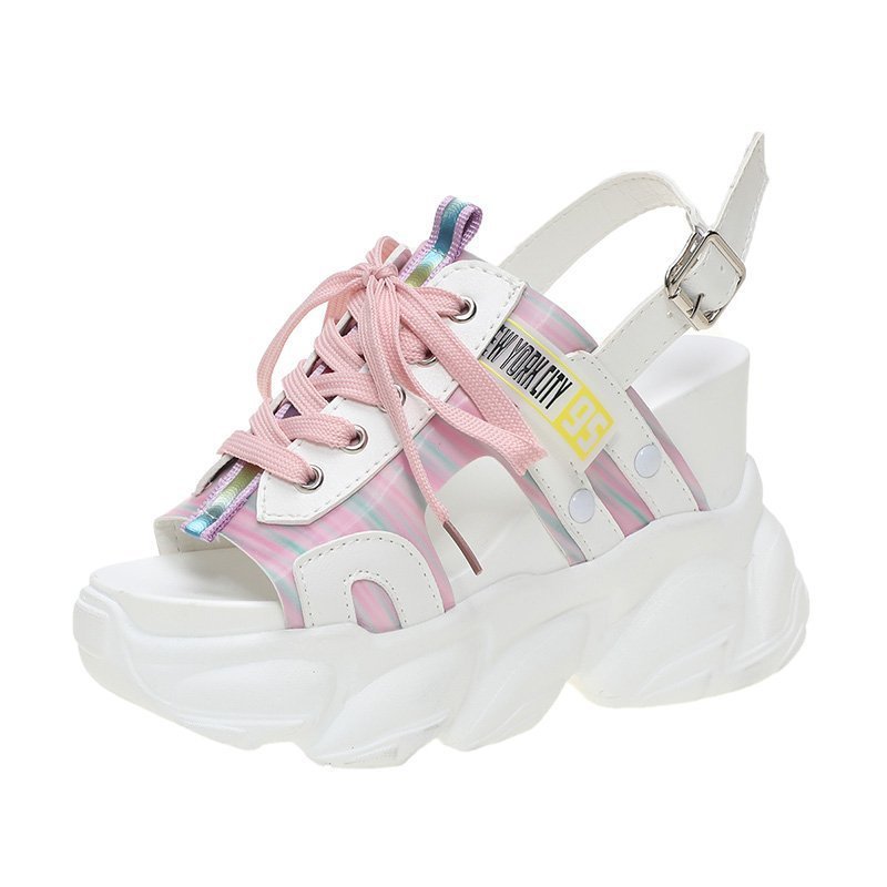 Trifle Heel Platform Open-toe Women's Sandals With High Seels