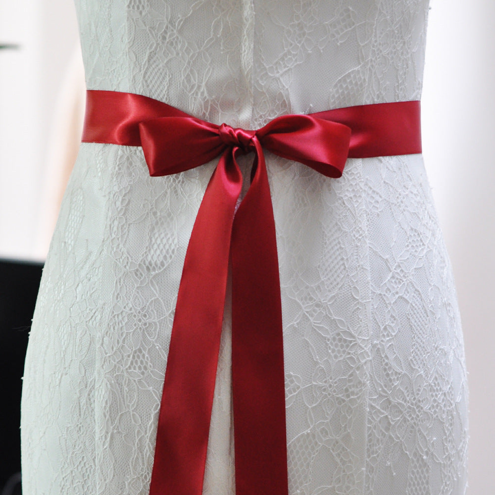 Handmade European And American Luxury Rhinestone Belt Bridal Girdle