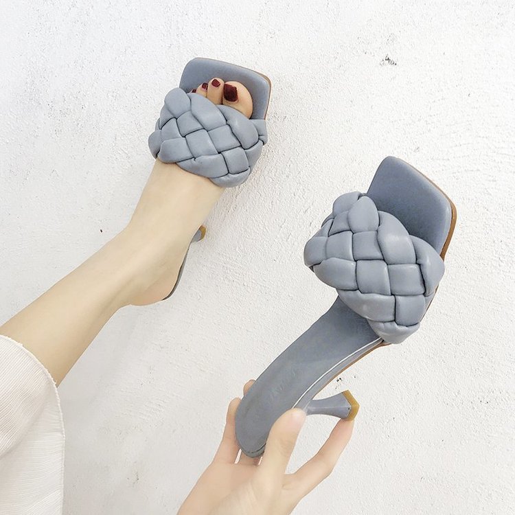 European And American Sexy Wild Woven Slippers