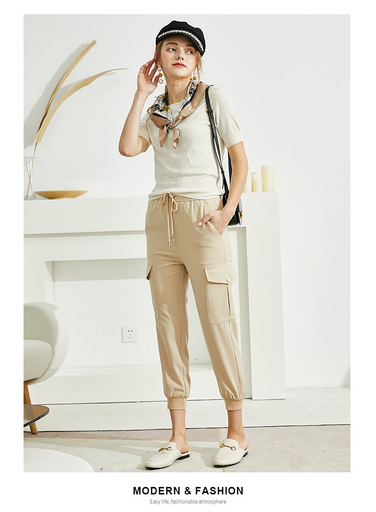 Longmanstein Spring Dress New Style Show Thin Harlan Popular Overalls Casual Pants