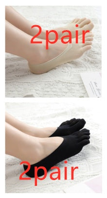 Thin Summer Stockings Invisible Shallow Mouth Non-Slip Anti-Snagging Silicone Anti