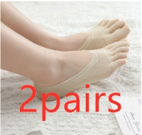 Thin Summer Stockings Invisible Shallow Mouth Non-Slip Anti-Snagging Silicone Anti