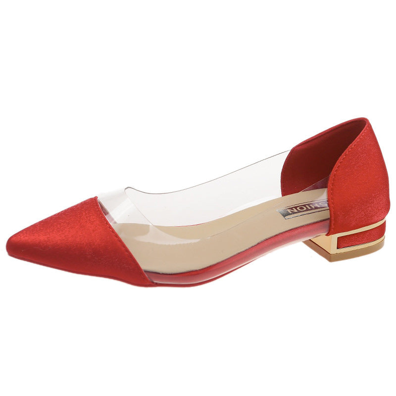 Women'S All-Match Low-Heeled Shallow Shoes