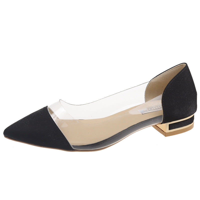 Women'S All-Match Low-Heeled Shallow Shoes