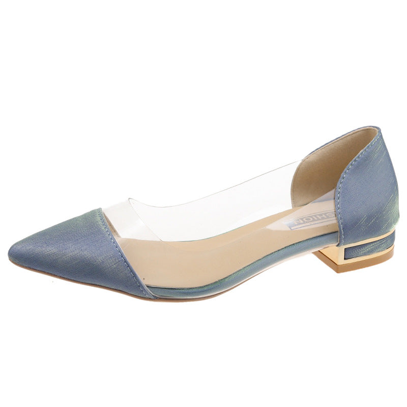 Women'S All-Match Low-Heeled Shallow Shoes