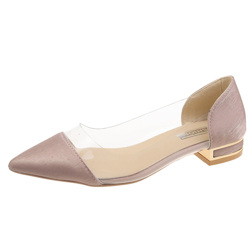 Women'S All-Match Low-Heeled Shallow Shoes