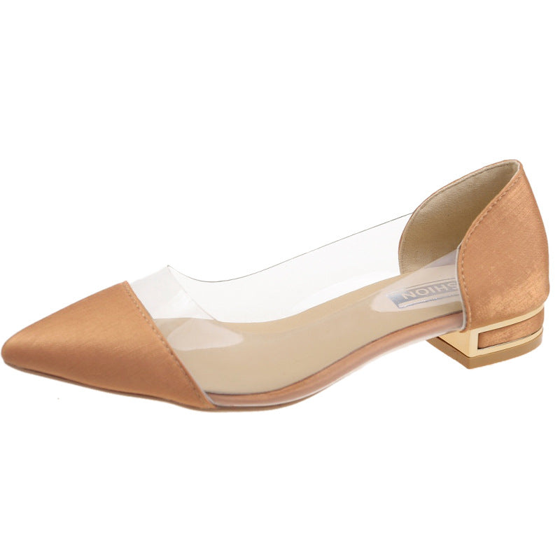 Women'S All-Match Low-Heeled Shallow Shoes
