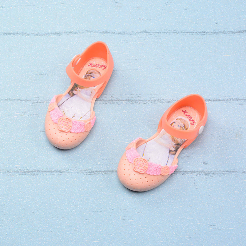 Watermelon Cat Jelly Shoes Cute Sandals Girls Princess Shoes