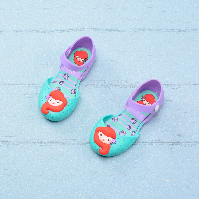 Watermelon Cat Jelly Shoes Cute Sandals Girls Princess Shoes